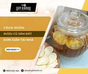 Cách ngâm rượu sâm đất đơn giản, hiệu quả