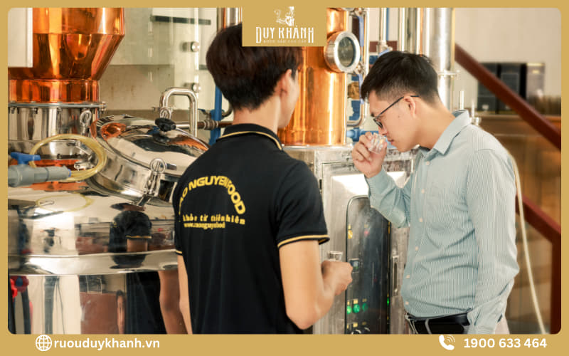 Kỹ thuật chưng cất là một trong các yếu tố ảnh hưởng đến độ rượu